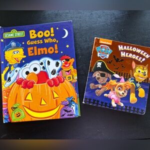 Sesame Street and Paw Patrol Halloween Books